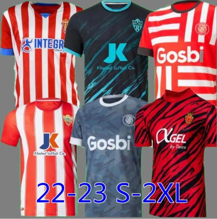 

22 23 UD Almeria soccer jersey 2023 home away third RCD Mallorca Sporting Gijon football shirts camiseta de futbol ABDON SANCHEZ BABA HOPPE Kaiky Alejandro Pozo CV, Adult size