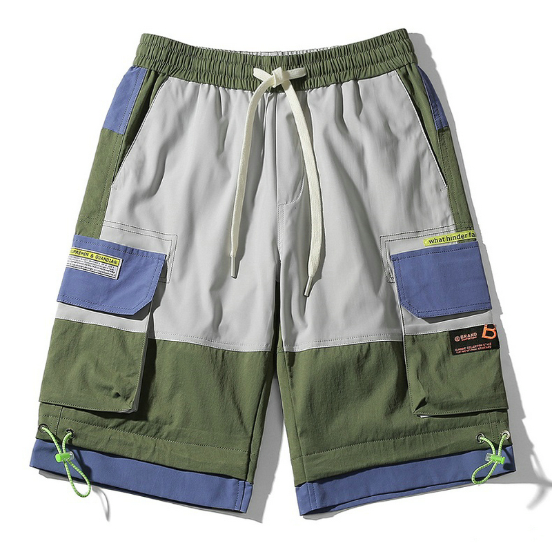 

Men's Shorts 2023 Streetwear Hip Hop Harajuku With Pockets Knee Length Short Homme Bermuda Masculina 230503, Khaki