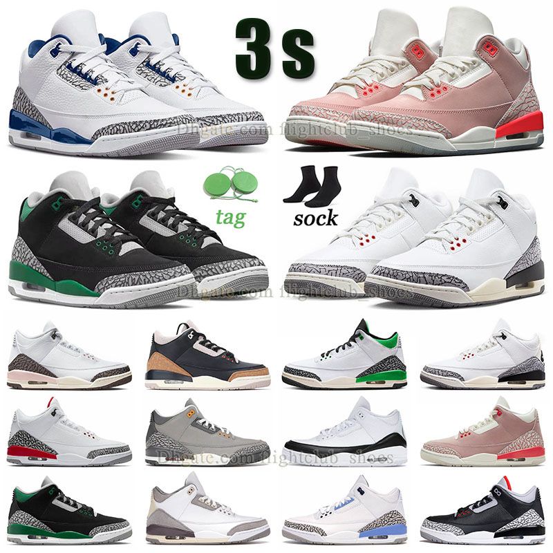 

Jumpman 3 3s dust pink basketball shoes dhgate fashion outdoor sport sneakers White Cement Reimagined 2023 Wizards Fire Red Dark Iris Elephant Slim Shady Trainers J3, A38 40-47 infrared 23