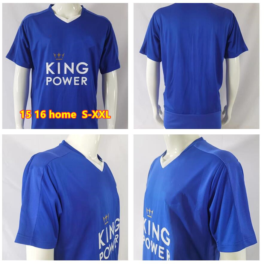 

15 16 Soccer Jerseys Barnes Tielemans Vardy Maddison Iheanacho Ayoze Ndidi Daka Lookman 15 16 City Home Vardy Football, Black