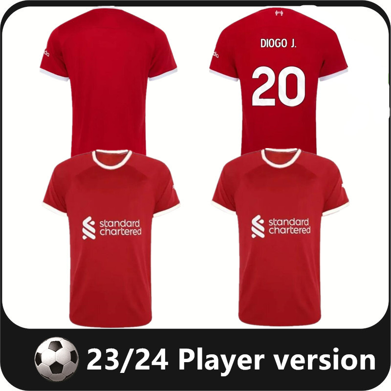 

23 24 DARWIN Soccer Jerseys DIOGO Home 2023 2024 Mohamed Diogo Luis DIaz Alexander Arnold Football Shirts Tops Men Player version Uniform CARVALHO ELLIOTT Train, 23/24 home player