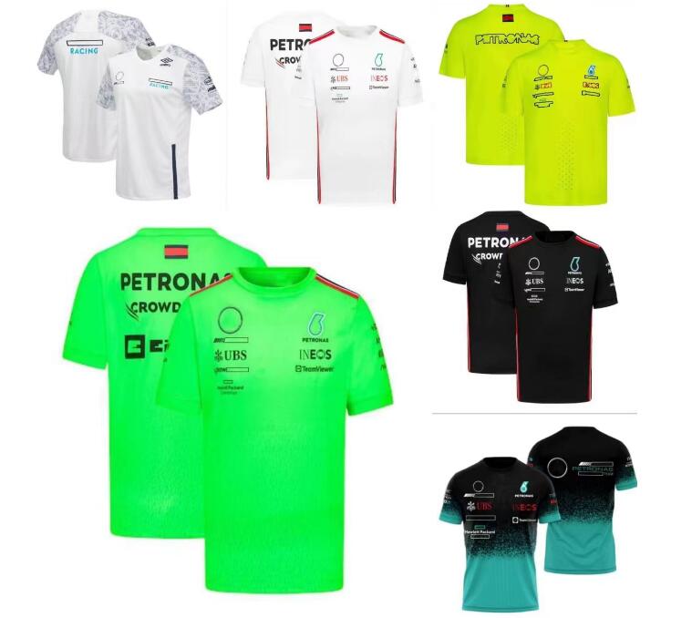 

F1 racing t-shirt summer team short sleeve jersey same style customization