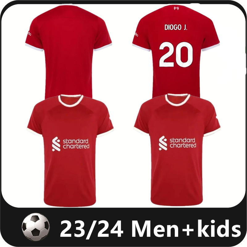 

23 24 DARWIN Soccer Jerseys DIOGO Kids Kit Home 2023 2024 Mohamed Diogo Luis DIaz Alexander Arnold Football Shirts Tops Men Uniform CARVALHO ELLIOTT Train Set S-4XL, 23/24 home