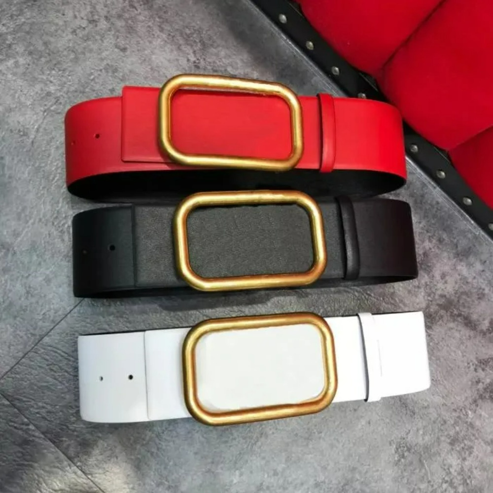 Ceinture pour femmes 2023 Designers de mode femmes grandes ceintures en cuir véritable ceinture à boucle dorée avec boîte 014