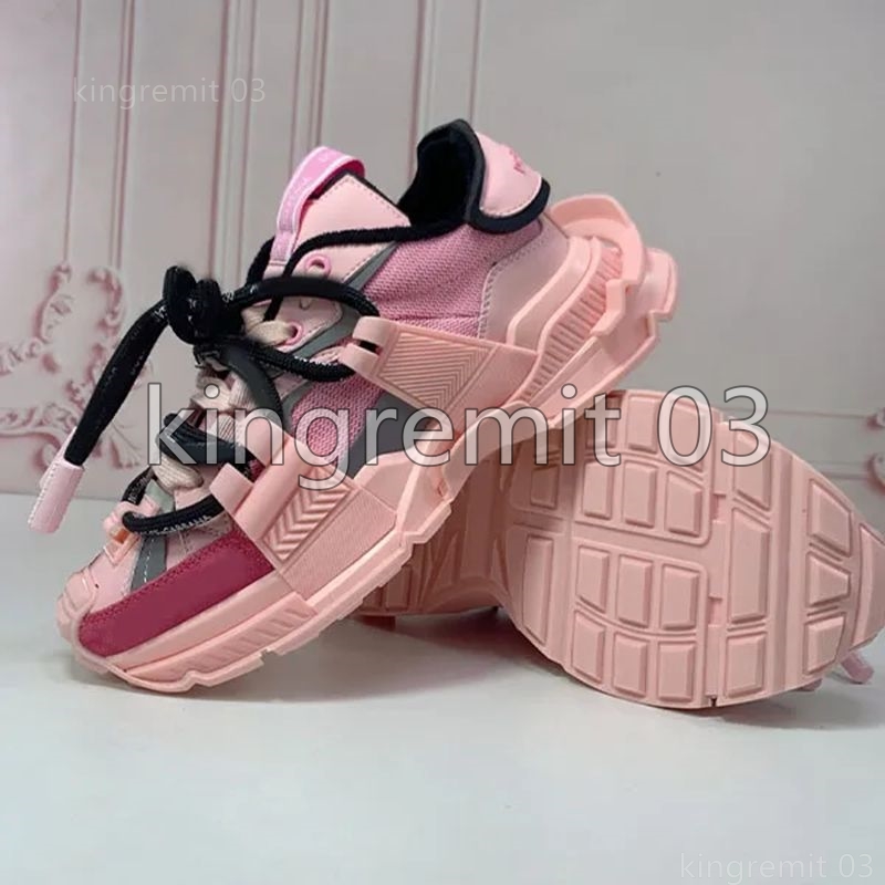 

Designer Casual Shoes Air Master Sneakers Splicing Material Sneakers Women Mens Trainers Lace Up Platform Sneaker Multicolored Embroidery Trainer, 16