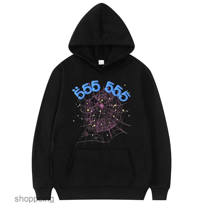 

Fashion Creativity Sp5der 555555 Angel Number Hoodie Men Women High Quality Spider Web Pattern Sweatshirt Unisex Loose Clothing G220813agp0, Yellow