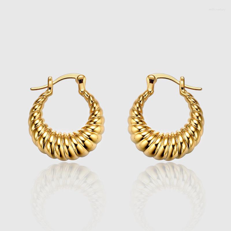 

Dangle Earrings YYSUNNY Vintage Earring Cable Copper Real Gold Plated Luxury Hip Hop Party Elegant Women Accessories