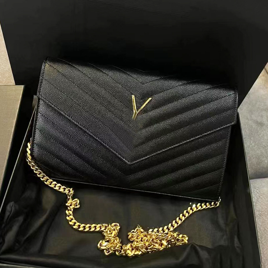 

Fashion Designer cross body Woman Shoulder Bag Handbag Purse Wallet Original dust bags Genuine Leather Women Messenger chain 01, Original box