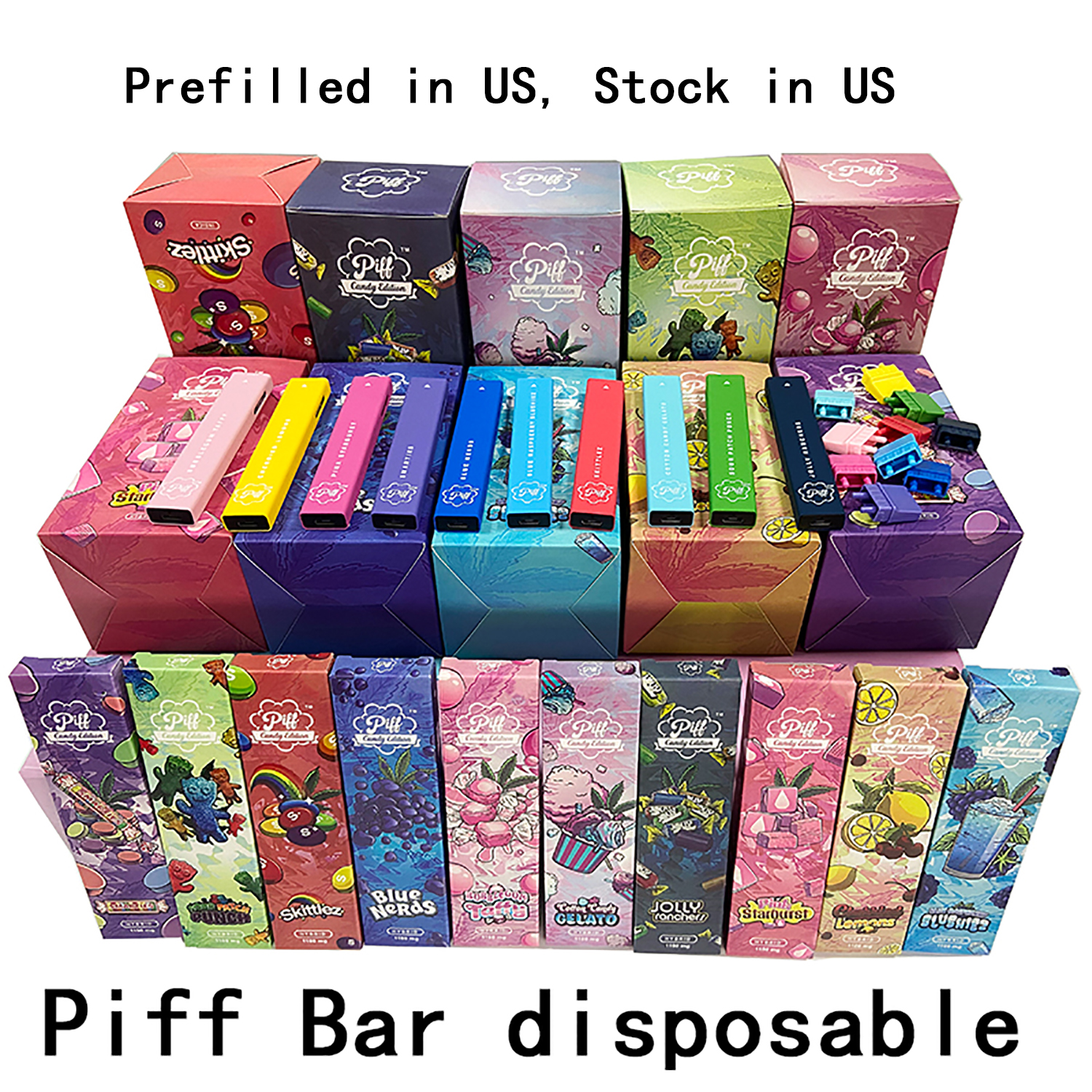 

Prefilled For Packwoods/Muha/ Piff bar/Norder/jeeter/Gcc Disposable vape with prefilled Rechargeable Battery Full Pen Tank 1ml Vaporizer Ship from US