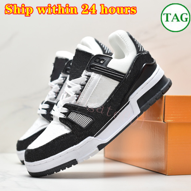 

Luxury Designer Casual Shoes Men womens Logo Embossed Trainer Sneaker Triple White Pink Sky Blue Black Green Yellow Denim Low Mens Sneakers Women trainers EUR 36-45, No.5 triple white