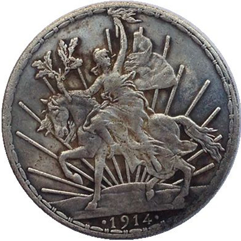 

1909 1914 Mexico Silver plated Copy Coins
