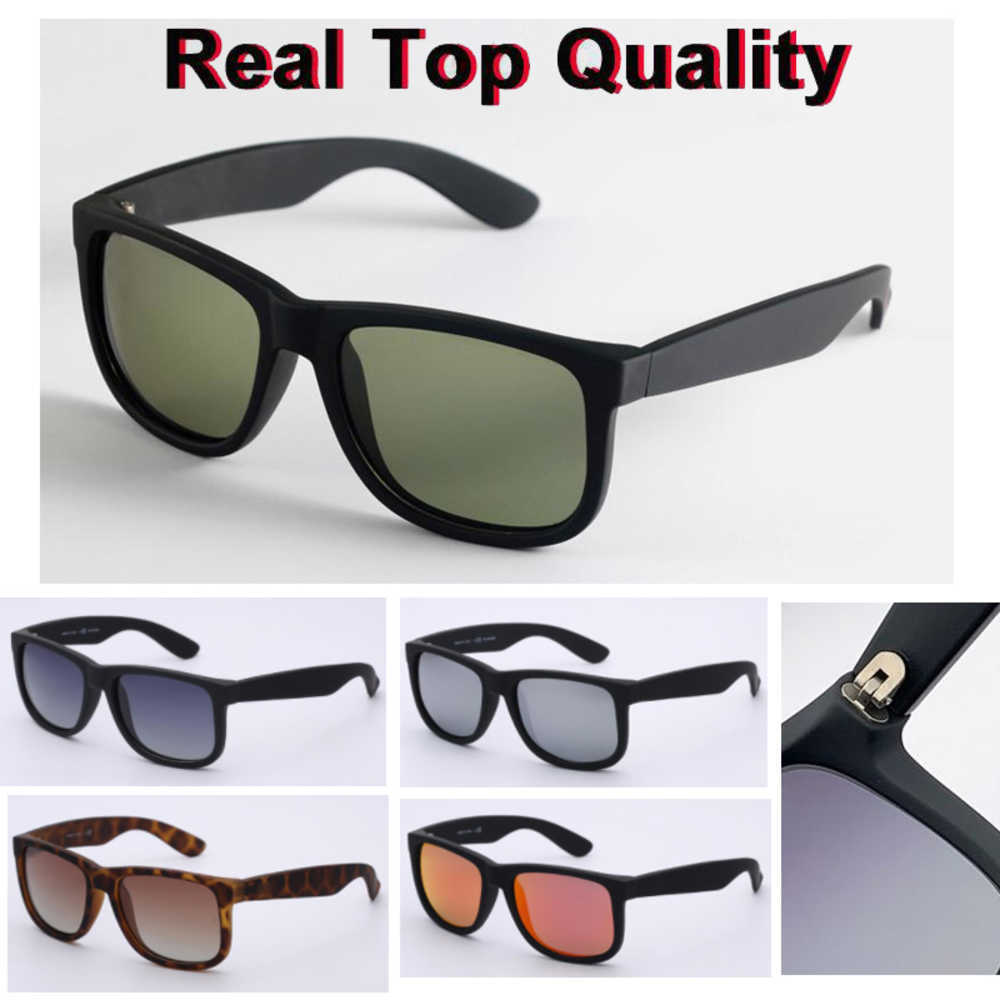 

Sun glasses wholesale fashion 55mm Men Vintage Lens women junstin flash polarized Sunglasses Classic Brand 4165 Driving Eyewear gradient gafas gl raies ban 32Y2