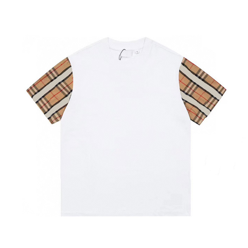 

Fashion Mens T Shirts Women Designers T-shirts Tees Apparel Tops Man s Casual Chest Letter Shirt Luxurys Clothing burbrery Polos Sleeve Clothes Bur Tshirts, Black