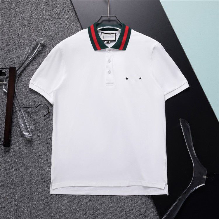 

Summer designer polo shirt guc men tpolo Womens luxury Designers For Men tops Letter polos Embroidery tshirts Clothing Short Sleeved tshirt large Tees, 99