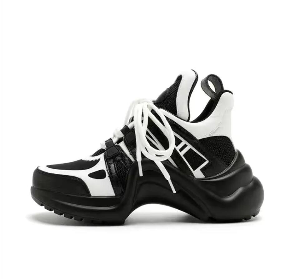 Avec Box Femmes Casual Chaussures rétro Plateforme de mode Baskets Archlight Classique Star Cuir Pont Espace Chaussure Top Designer Coureurs Form