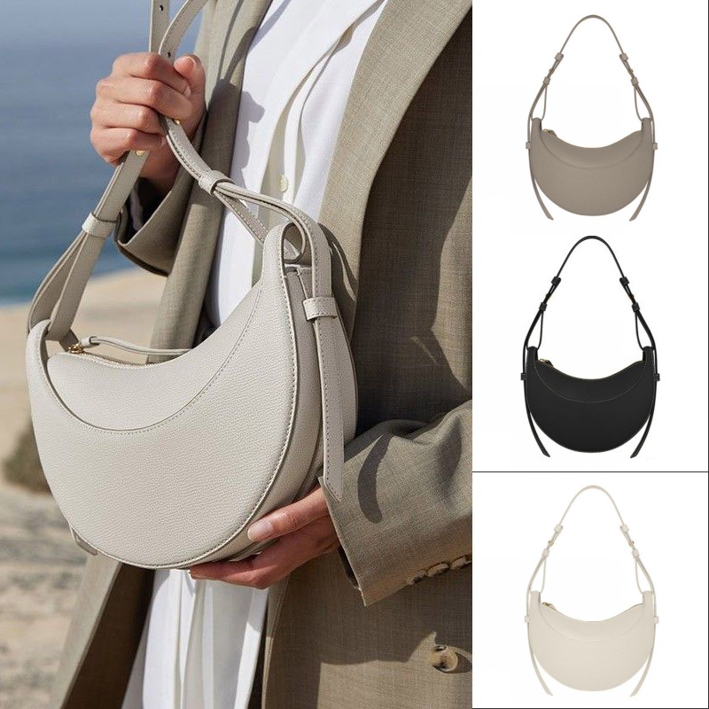 

Full grain textured luxury handbags outside pocket 7a designer bag outdoor shopping solid color fashion pochette travelling high capacity baguette black white C23, Chalk textured no box