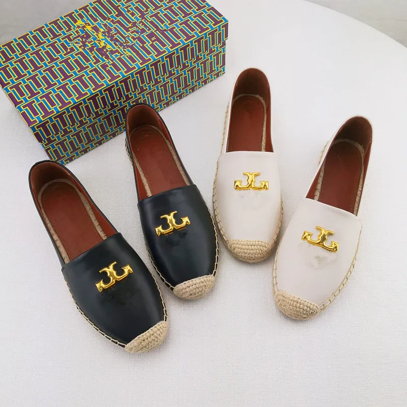 

Women Luxury Casual sandal Espadrilles Summer Designers ladies flat Beach Half Slippers fashion woman Loafers Fisherman canvas Shoe, 01