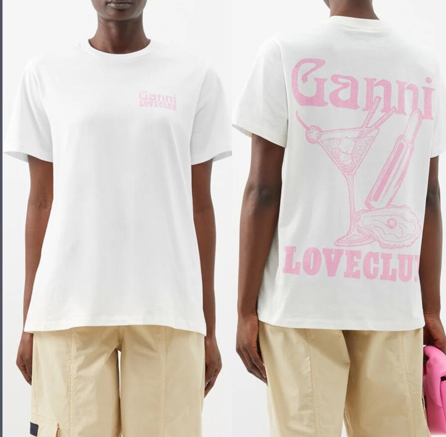 

Women's t shirt Designer Shirts Women's Casual printed love club cotton Loose Fashion Women's Short Sleeve t shirt tees tops for women