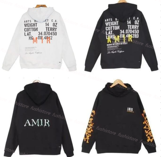 

Hoodie Amiris Mens Women Designers Hoodies Pants Winter Warm Man Clothing Black Tops Long Sleeve Pullover Cottons Clothes Tracksuits Sets Sweatshirts 6mJ, Add postage