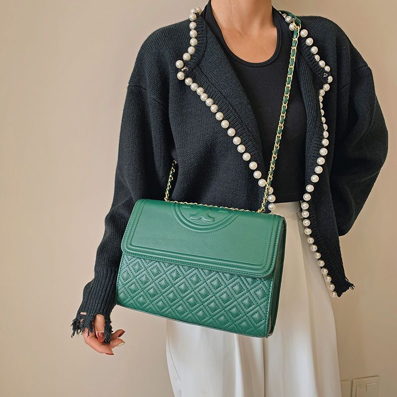 

Luxurys Torys Designer Bag tory Fashion Inclined Versatile Purses Tories Burchs Accessories Packaging & Organizers bag Single Bags 8489651, Green