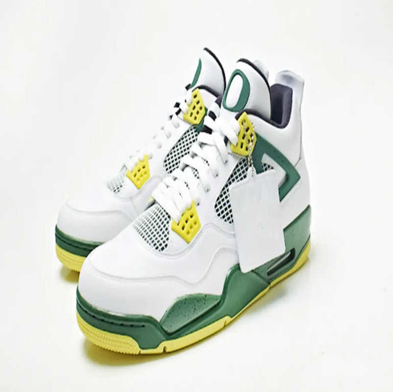 

Basketball Shoes Jumpman 4s Oregon Ducks PE Jumpduck Outdoor Sports Sneakers With Original Box0X4J