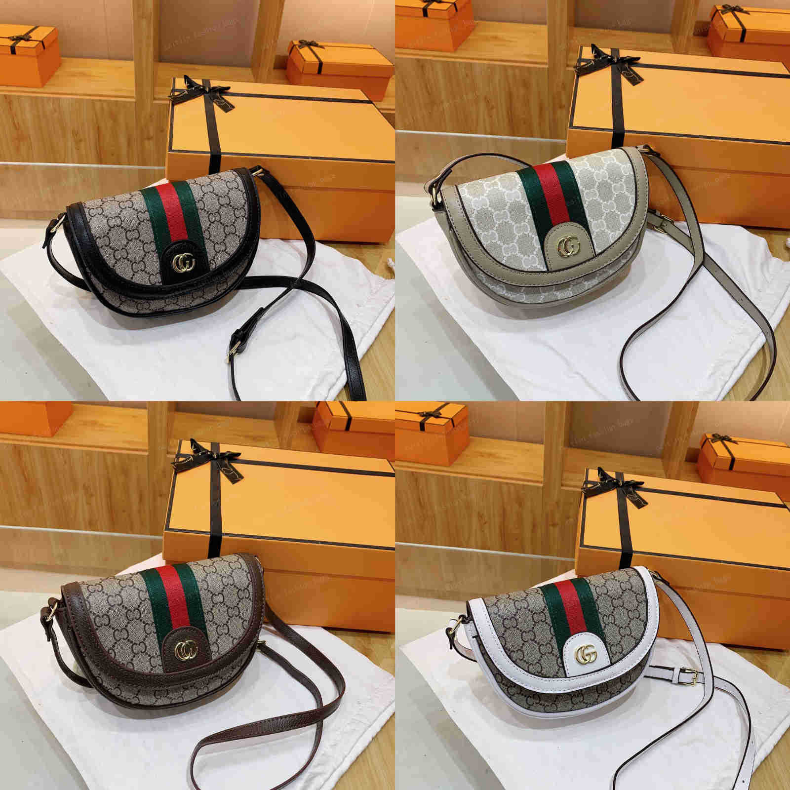 

Luxury Designer Bag 2023 Summer women's Fashion One Shoulder Bag Top Quality handbag brand Classic chain metal letter four colors, Black11