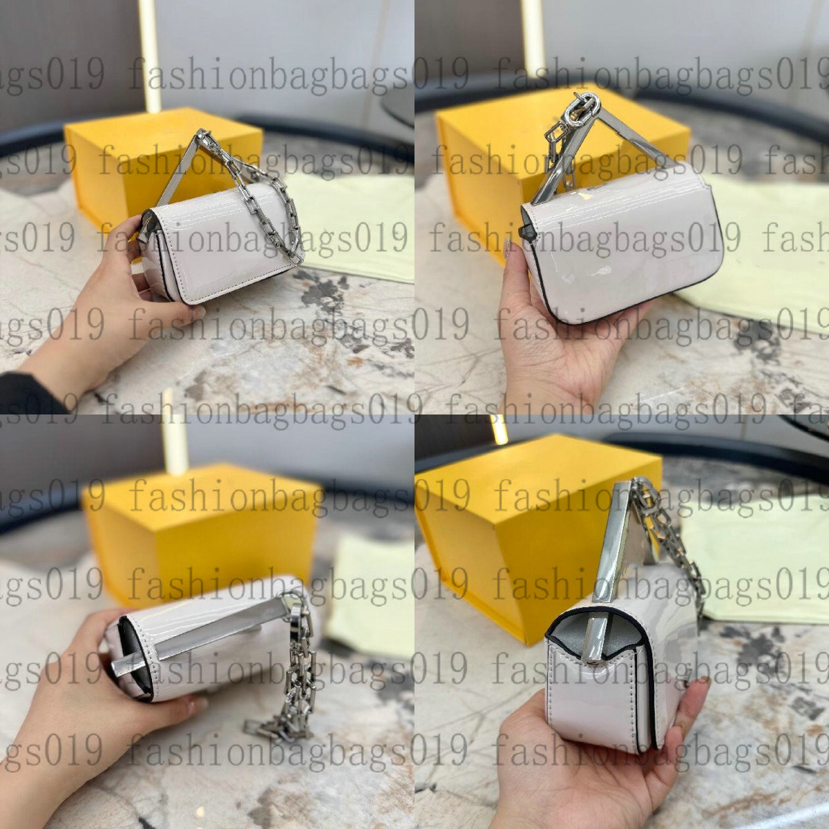 

23SS Luxury Designer Handbags First sight Clutch Bag Metal Hemming Genuine Leather women handbag Single Shoulder Messenger Bags