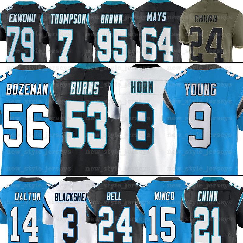 

Carolina 9 Bryce Young Sanders Panthers Football Jersey Miles Sanders Jeremy Jonathan Mingo Chinn Bradley Bozeman Brian Burns Derrick Brown Ikem Ekwonu Andy Dalton, Men(hei bao)