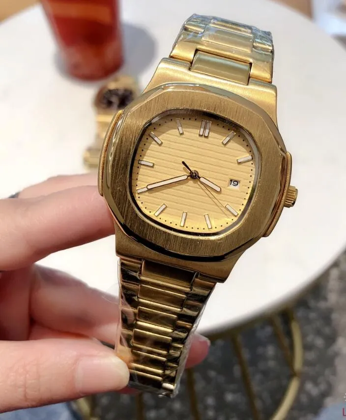

2023 AAA Three stitches working Mens Quartz Nautilus wristwatches Luxury PP Watches calendar steel Strap and Fabric belt hamilt Fashion Men's Pateks Philippes WATCH, Choose