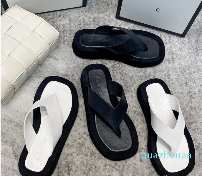 

DXFAN Mixed Colors Platform Sandals Women Summer Beach Outdoor Slippers Women Flip Flops Brand Design Shoes Ginza Sandals, White