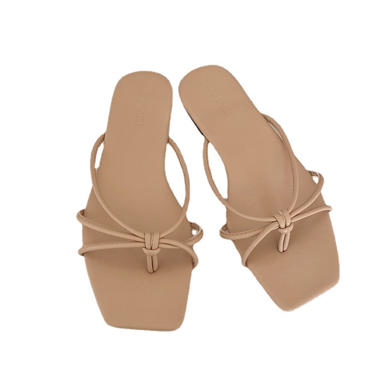 

Women's Slippers Sandals Flat Bottom Fashion Trendy Slides Flip Flops, Black