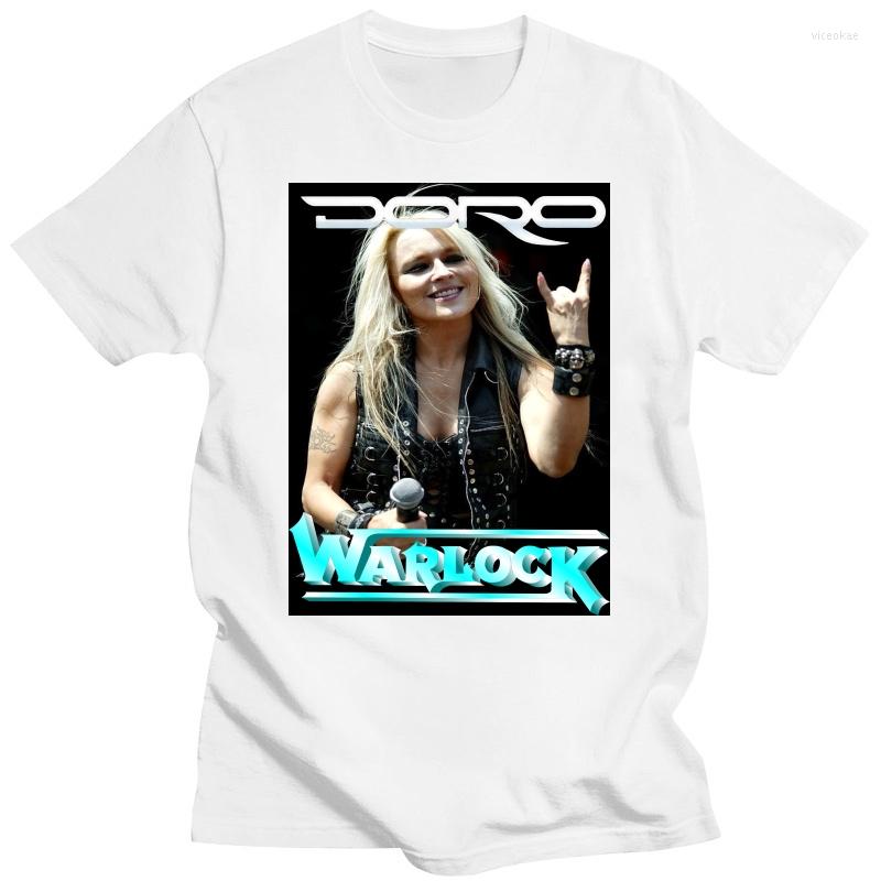 

Men's T Shirts DORO Pesch Warlock Ueropean Tour 2023 - Black T-Shirt Size S 3XL, Graymen