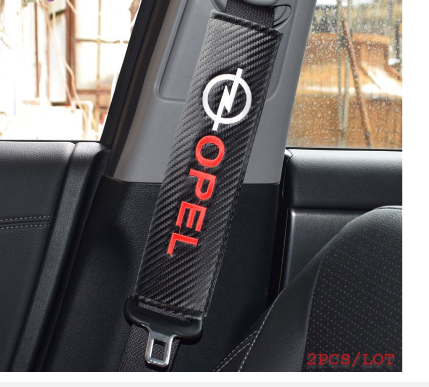 

Car-Styling Seat Belt Cover Emblems For Opel Corsa Astra H G Insignia Astra Antara Meriva Zafira Auto Interior Accessories
