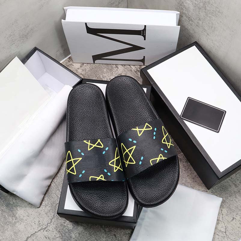 

Designer Slipper Slides Floral Slide Sandal Rubber Beach Summer Slippers Flat Thick Sole Bathroom Home Shoes Slippers39, #27