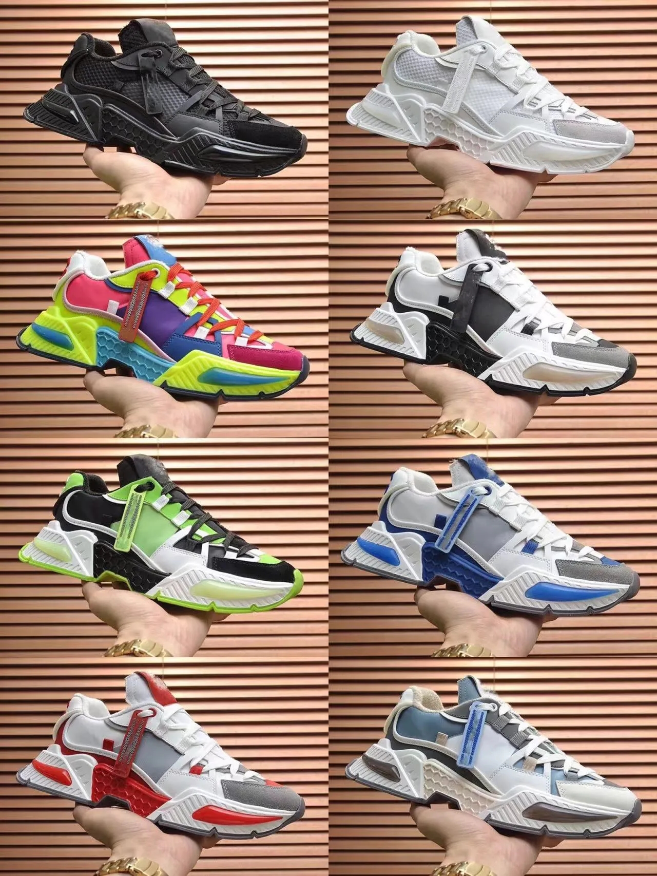 

Designer Airmaster dolc dolces gabbanas dgs sneakers Womens Mens Plate-forme Sports Shoes wear resistant non-slip versatile lace-up fashion exclusive Trainers