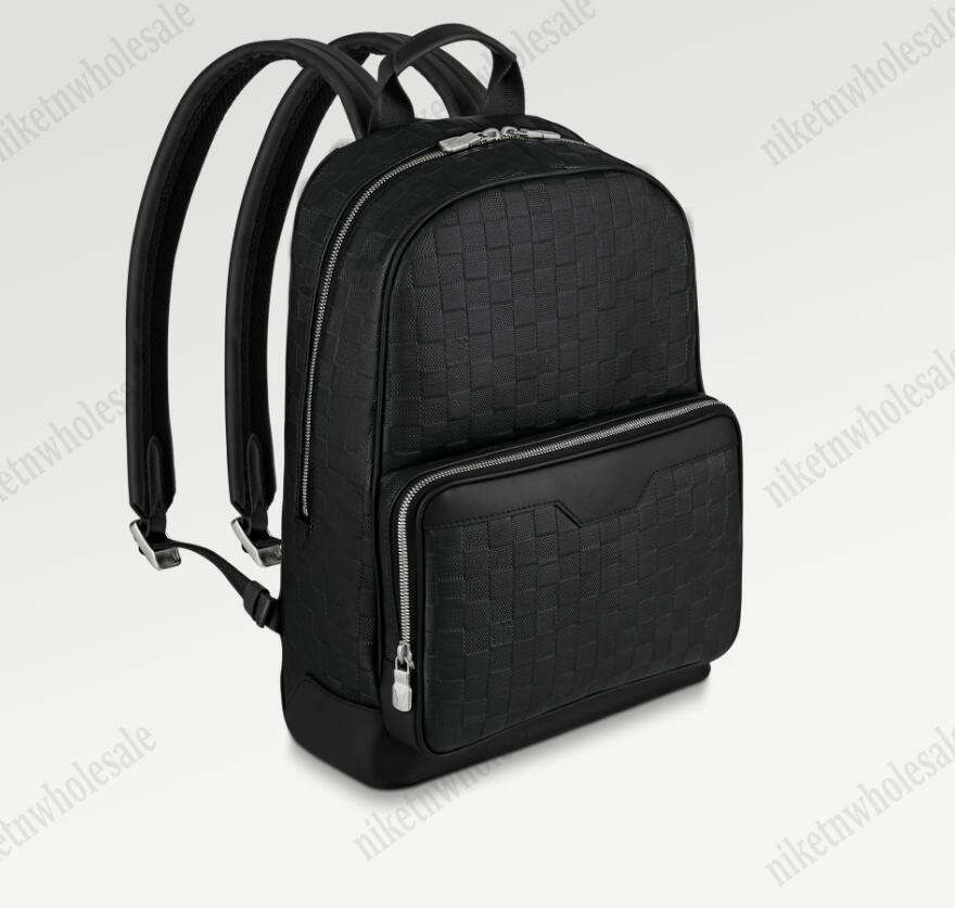 

Designer Discovery Embossed Damier Graphite Backpack PM Monograms Leather School Bags High-capacityTravel Bag Luxurys Satchels Laptop Bag, Color-01