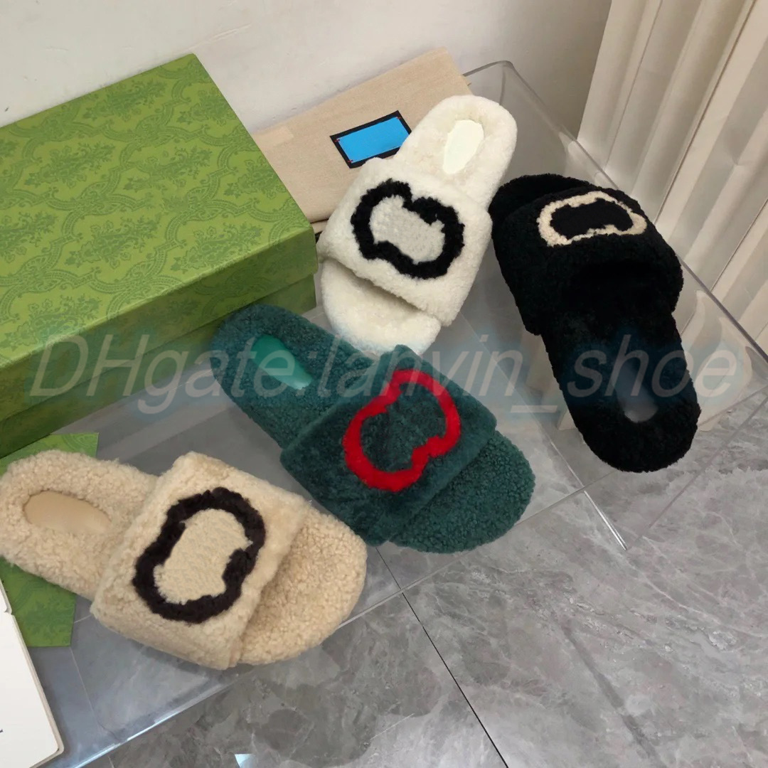 

2023 designer woman slide fur sandal luxury with interlocking G letter flat man slipper shoe easy to wear casual shoes Hotel Bath Ladies sexy scuffs, #3