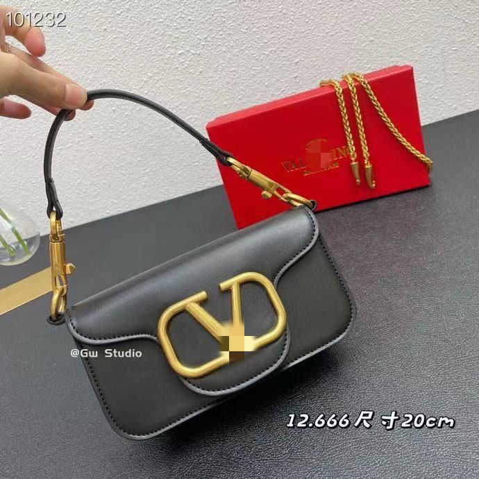 

Handbag Mini Valentiones Designer Loco Women Bags Luxurys Women's New Genuine Leather Chain Underarm Handheld Shoulder Crossbody 300S, Black (high quality)