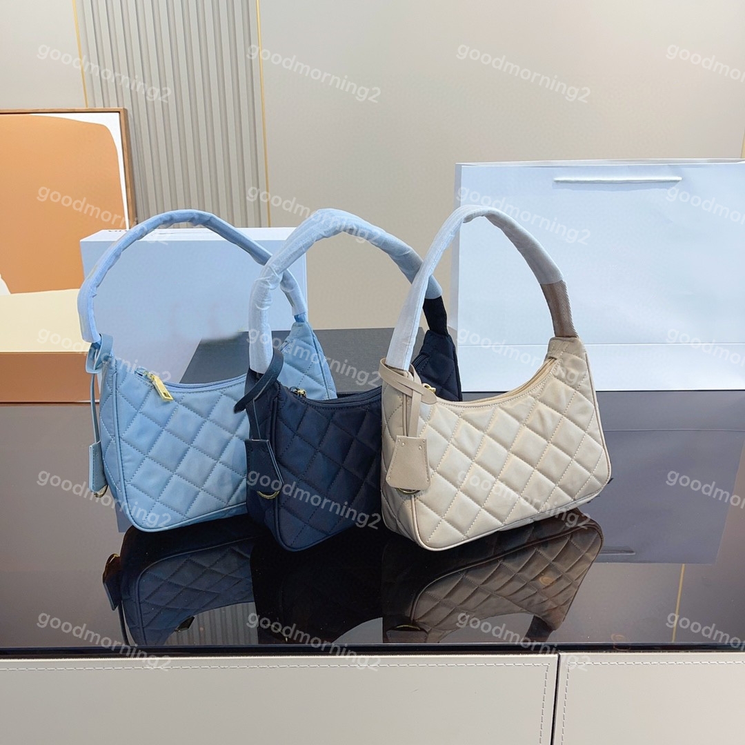 

Re-edition Nylon Underarm Clutch bag Shoulder bags Women Crossbody messenger hobo purses lady Handbag Luxurys Designers bagsTotes small purse 4 colors, Pink