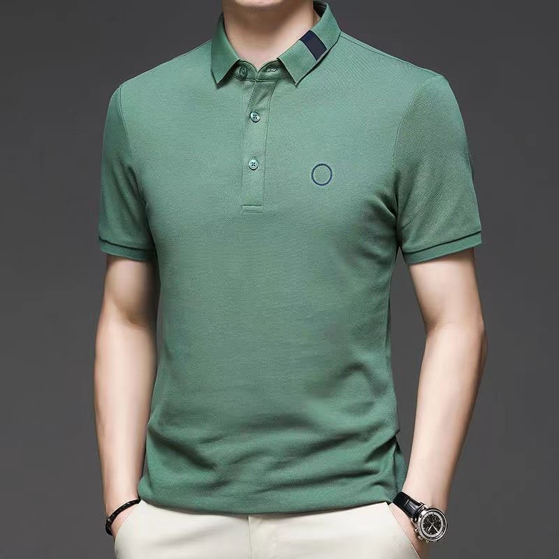 

Mens Man Polos Shirt Designer Shirts Summer Short Polo Tops With Budge Embroidery Tshirts Embroidery Neck Tees M-4XL S5KK, Black