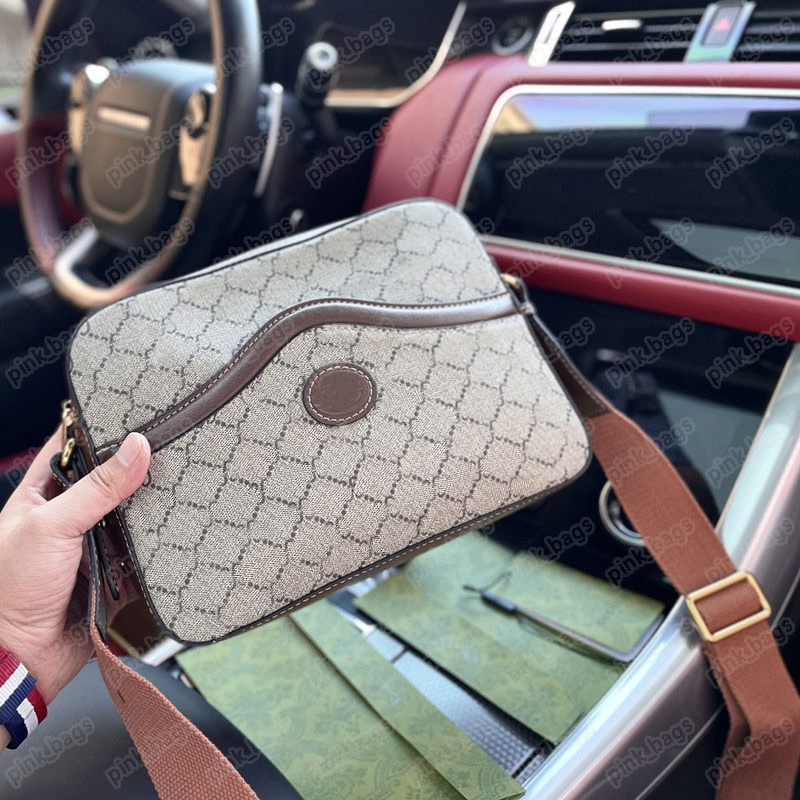 

Women Designer Messenger Bag Briefcase Mens Camera Bag Fashion G Retro Crossbody Shoulder Bags Vintage Handbag Sacoche Totes Purse 2305052BF, Gu-brown