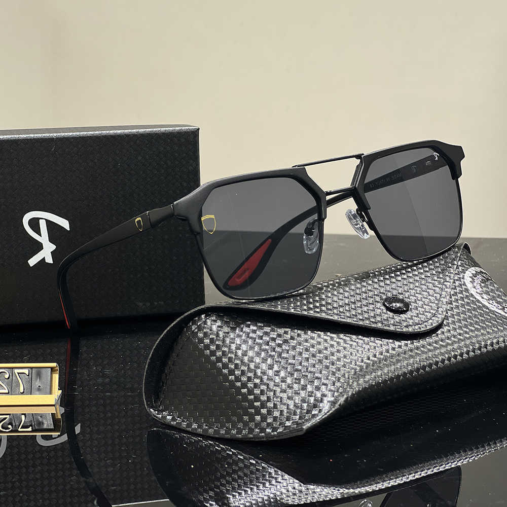 

Designer mens sunglasses cool Luxury sunglasses for women fashion Mirror Leg Letter Driving shading protection polarized glasses gift with box SC raies ban 6MK9