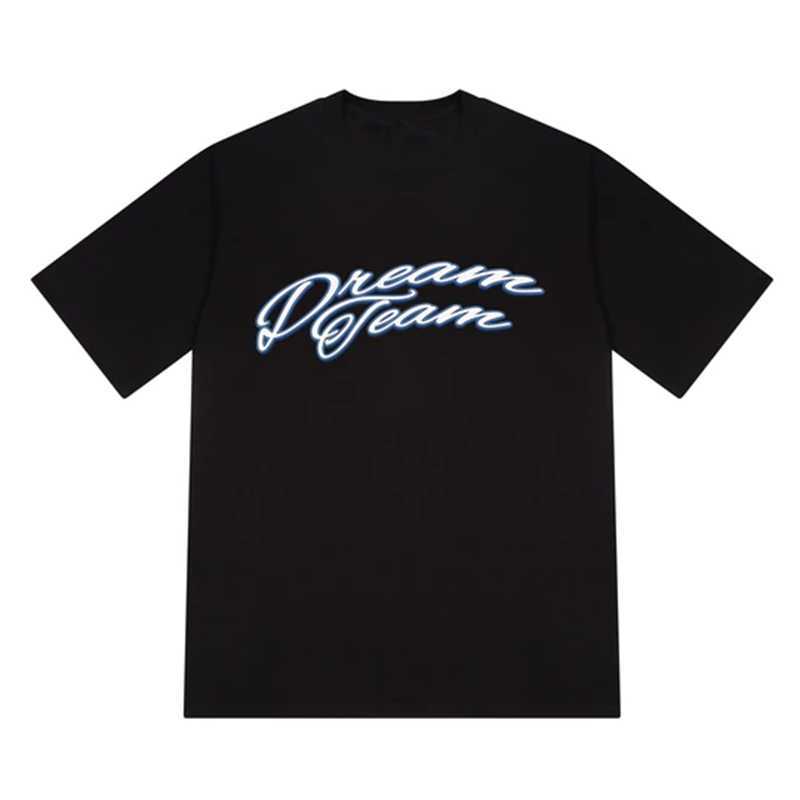 

Designer Fashion Clothing Tees Tshirt Trapstar London Rapper Trend Niche Short Sleeved Letter Print Asexual Dream Team t Casual Streetwear Loose Sportswear Tops, White