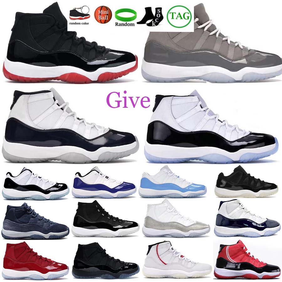 

Jumpman 11s Men Basketball shoes bred Cherry Cool Grey Instinct 24th Anniversary bred concord Mens Women 11 Cap and Gown Trainers Sneakers With box