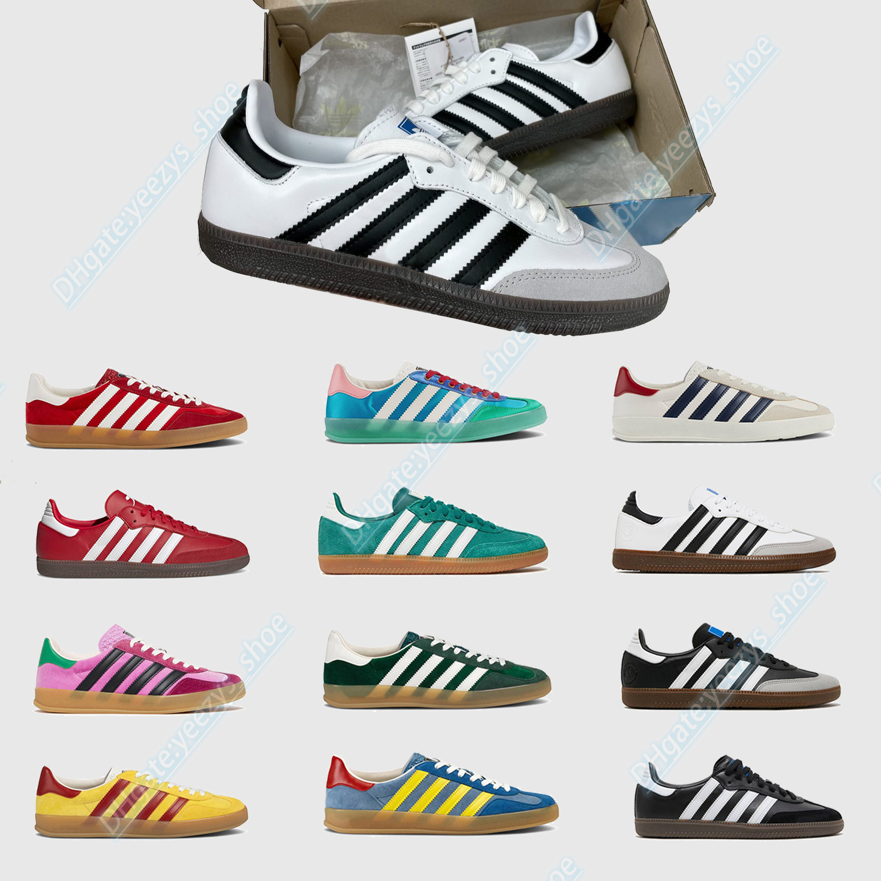 

designer new luxury couples Sports Lace up trainer OG gazelle Samba Shoes joint name sneaker Man Woman portofins dress shoe outdoor Casual Runner Shoes, #2