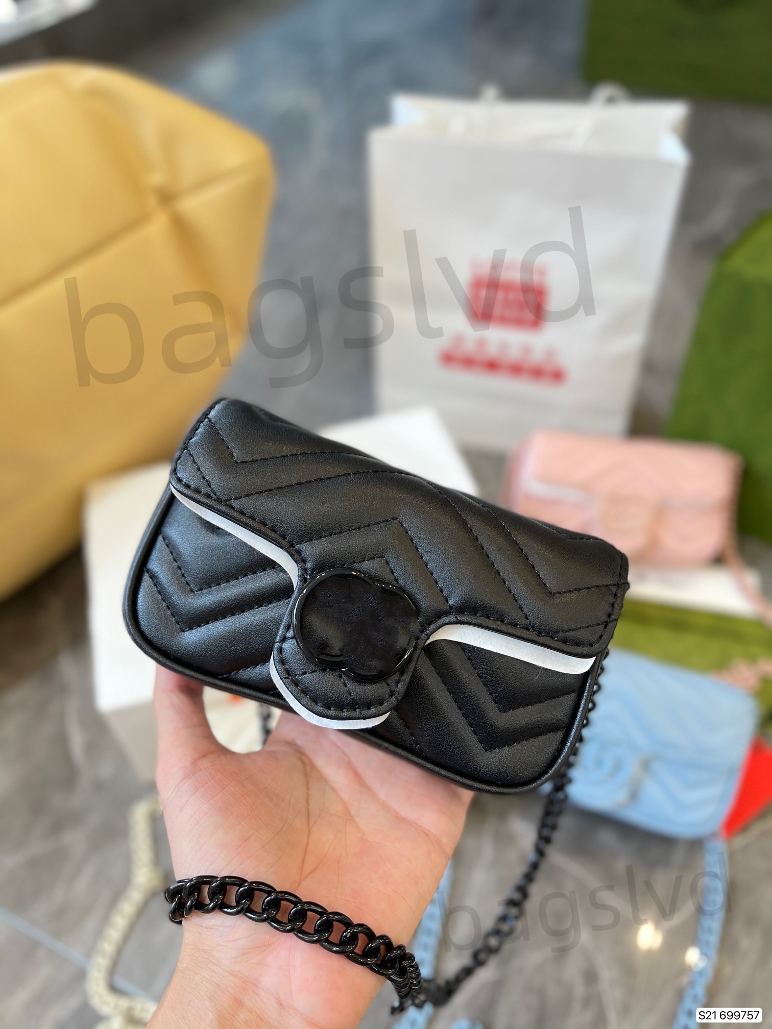 

Luxury Shoulder Bag Designer bag Crossbody women handbag Chain Bag Classic Leather Fashion Purse Mini Bag Cross body Bag Messenger Bag Purse handbags Black, White