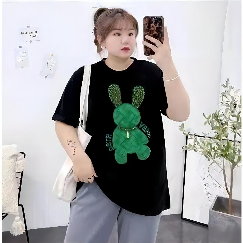 

T-Shirt Plus Size Women Clothing Loose Elastic Comfort T Shirt Lady Summer Big Large Add Size Comfort Tops Casual Oversize Female Shorts, 18