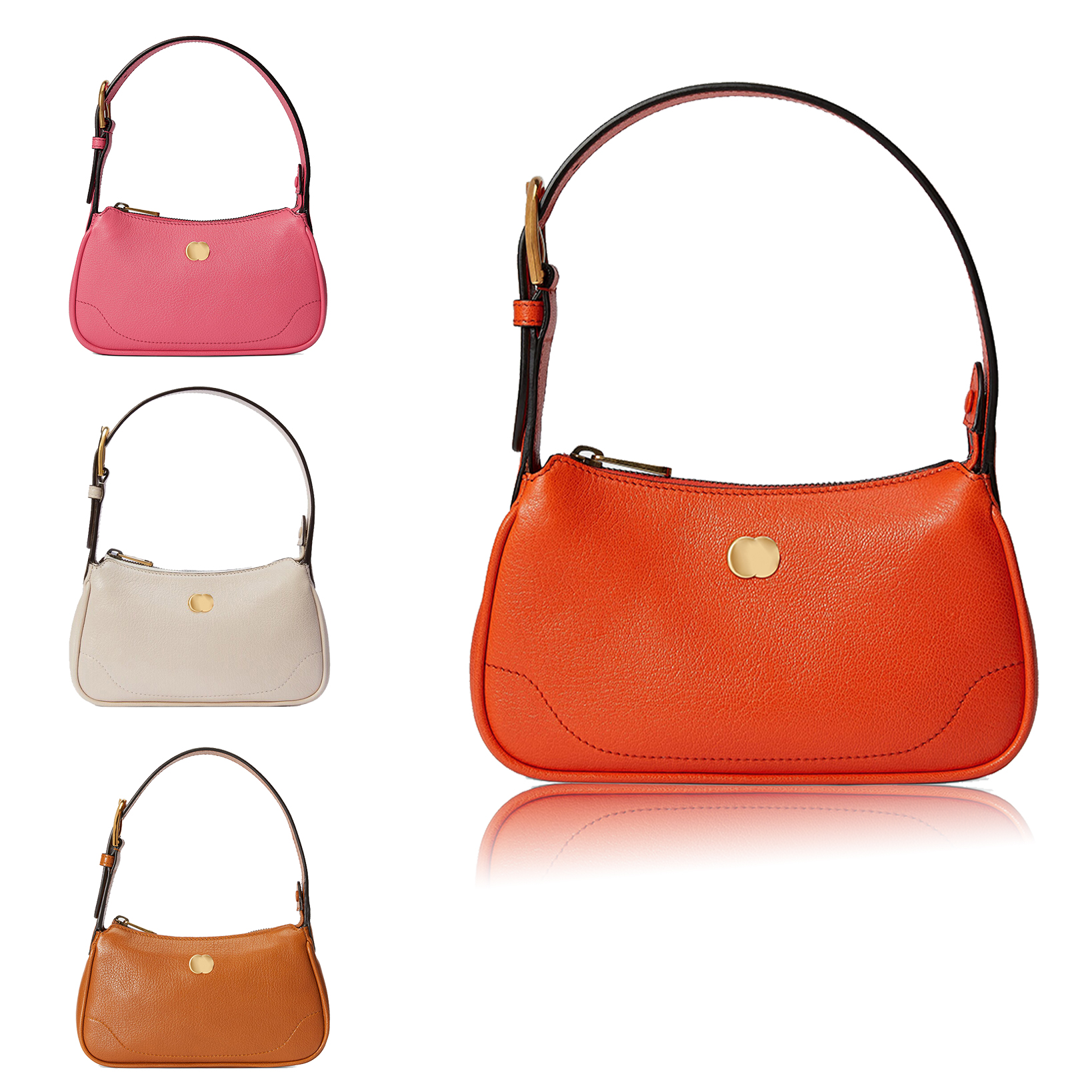 

Genuine Leather tote handbag aphrodite clutch bag Double G half moon underarm Designer bag women man mirror quality Luxury Shoulder Cross body wallet pouch bags, Green