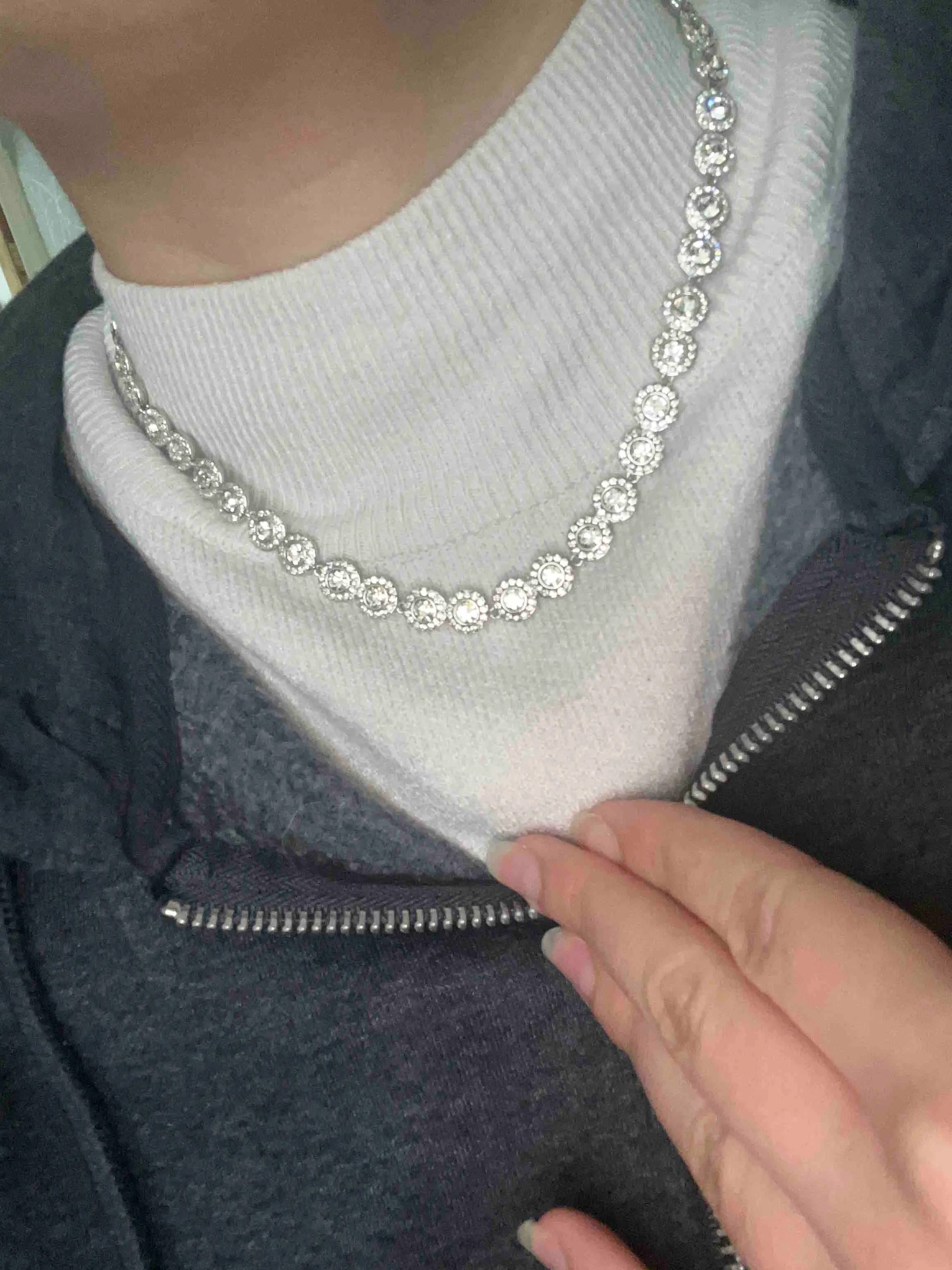 

Angelic Necklace Designer Necklaces Fashion classic brand jewelry Alloy AAAA Pendants Moments Women Swaro Charms Beads Bracelets Jewelry for woman bling Crystal