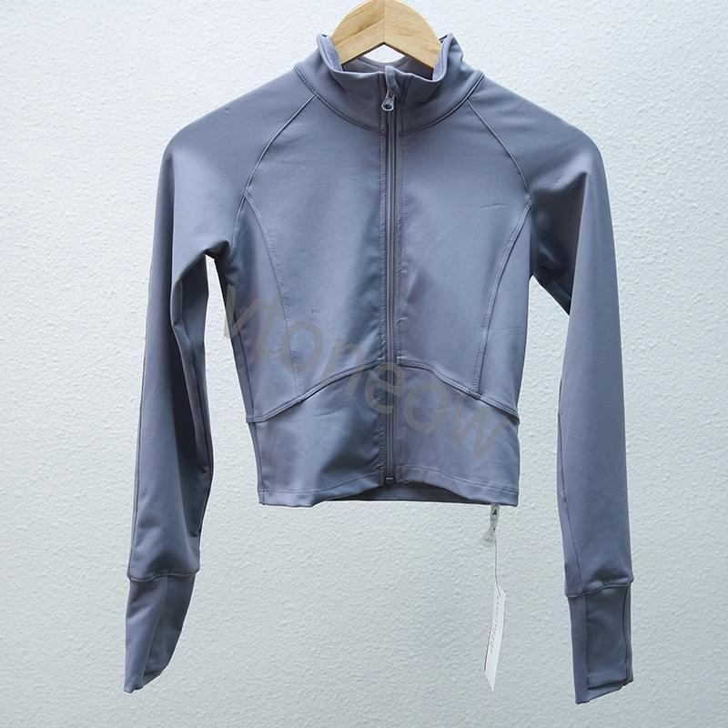 

Yoga Jacket Running Fitness Zipper Coat Gym Clothes Women Fashion Long Sleeve lululemens Fast Drying Sports Top Sweater, The same as original